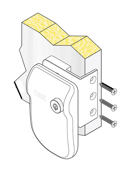 Cerradura Fiamma Safe Door Frame pack 3