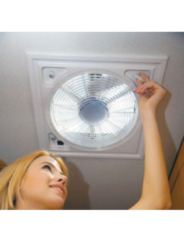 Claraboya Fiamma Turbo Vent 160 Cristal 40 X 40 cm