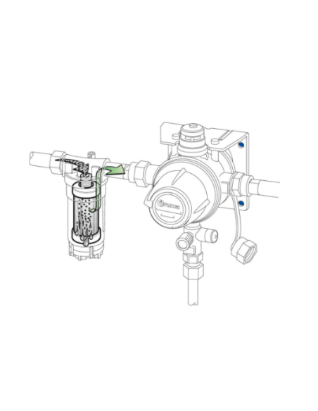 Filtre Truma pour bouteille de gaz butane et propane