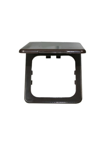 Braune Scharnierabdeckungsverkleidung