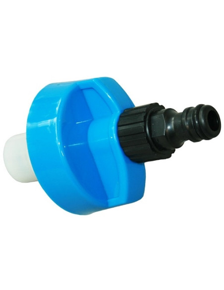 Reservoir cap with Portland hose connection