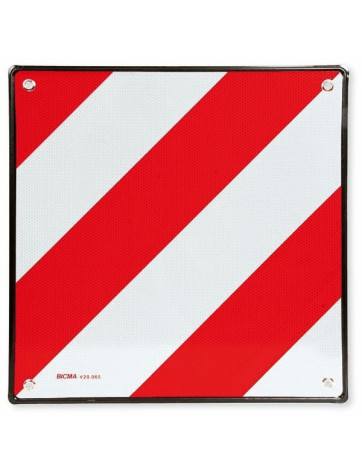 50 x 50 reflektierendes V20-Schild oder -Paneel für ausgehende Fracht. Aluminium