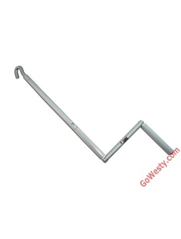 Aluminum handle for Fiamma folding handle awning