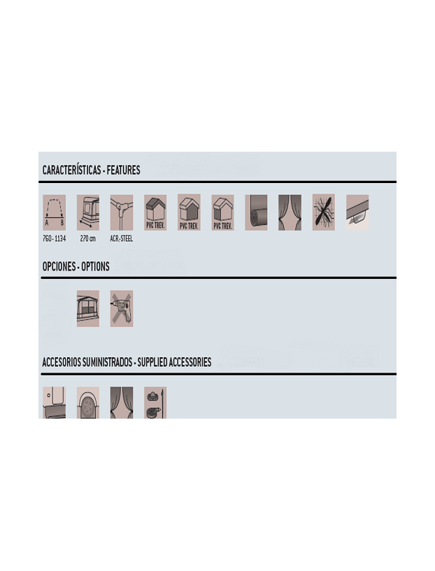 Advanced Leinwand PANAMA 270 cm