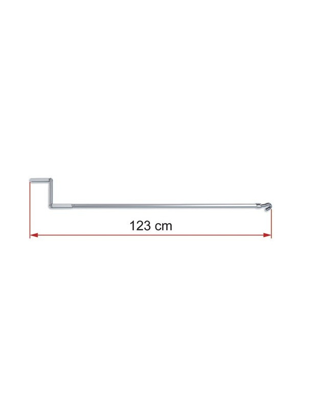 Manivela aluminio para toldo asa plegable Fiamma