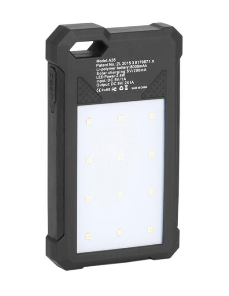 Carbest Solar Charger and Flashlight