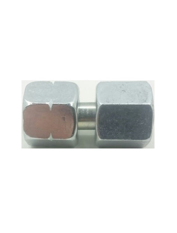 Empalme recto de 1/4 - 8mm para tubo de cobre
