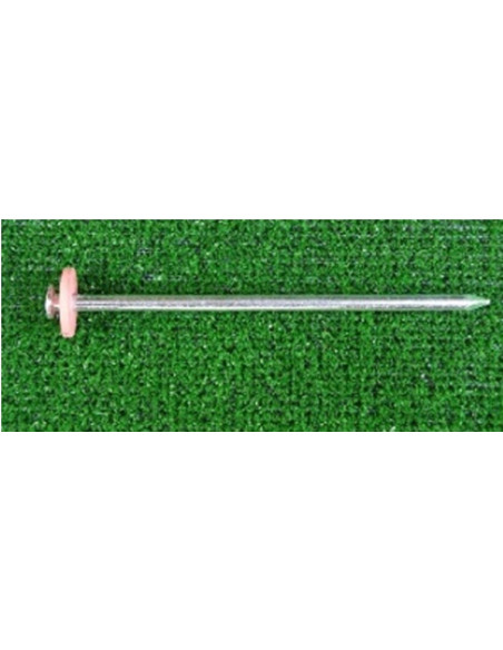 Steel spike / nail with rubber washer 200mm