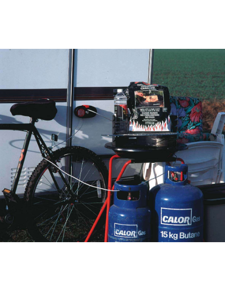 Alarme acoustique avec câble antivol 4,60 mètres et 120 dB