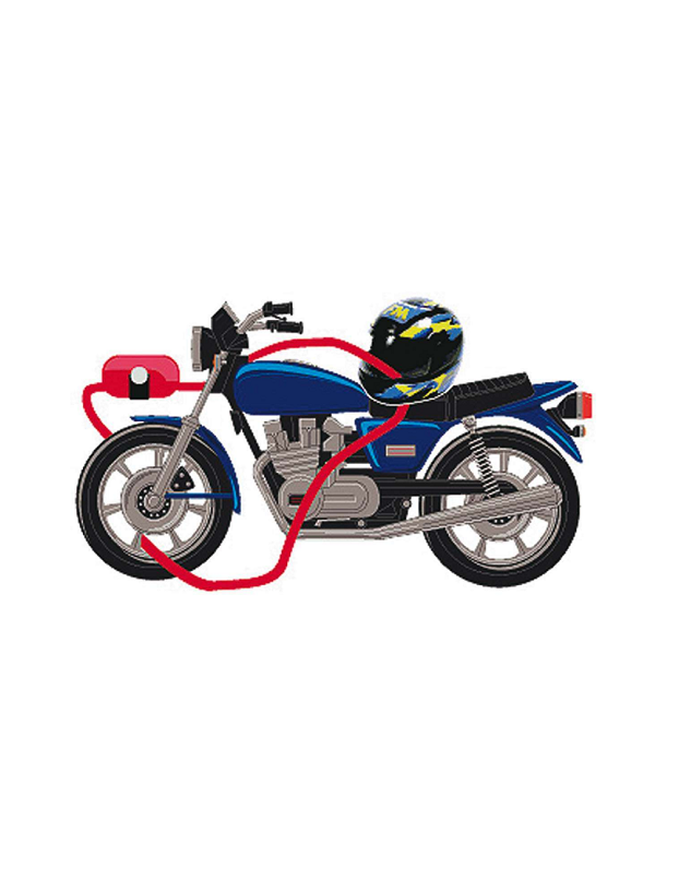 Alarme acústico com cabo antifurto 4,60 metros e 120 dB