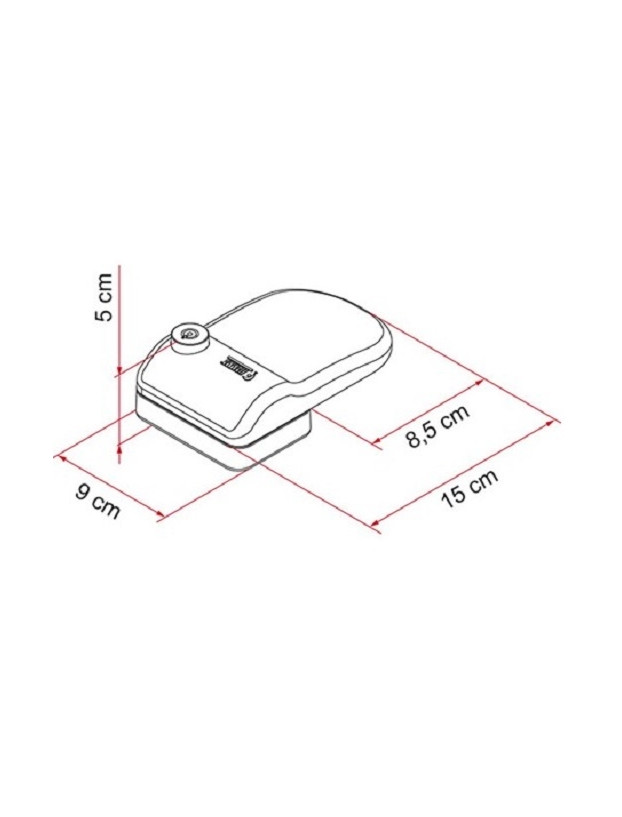 Cerradura Safe Door 3 Black " Negra " Pack 3 Fiamma