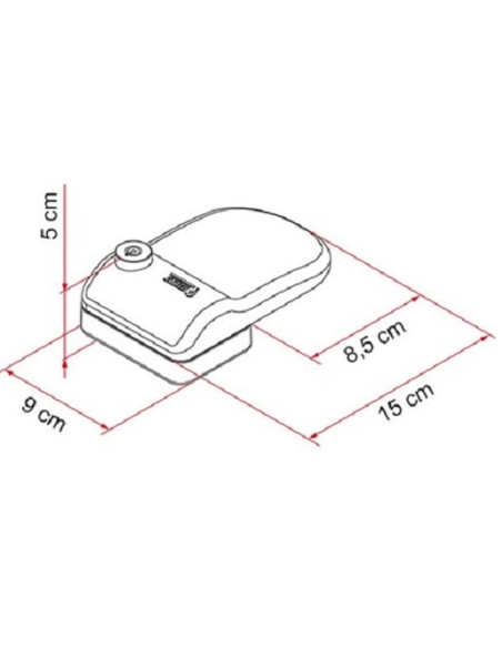 Cerradura Safe Door 3 Black " Negra " Pack 3 Fiamma
