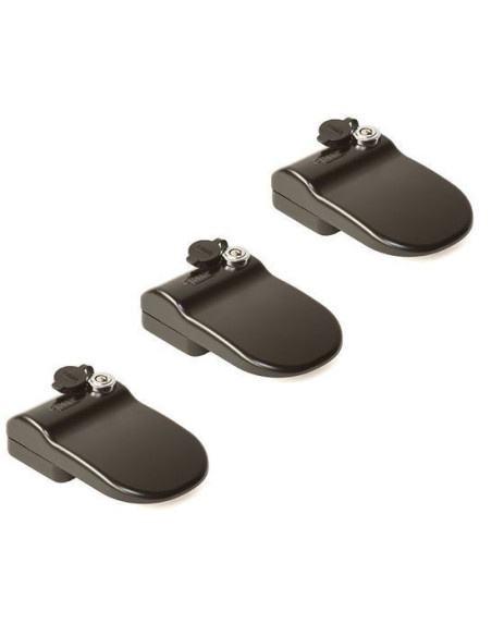 Porta Cofre Cerradura 3 Preto " Negra " Pack 3 Fiamma