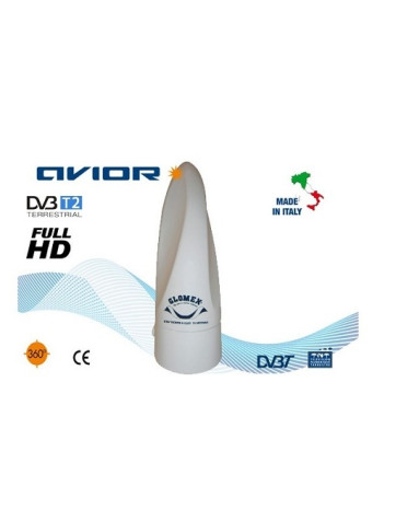 Omnidirectional FM + TV Radio Glomex antenna