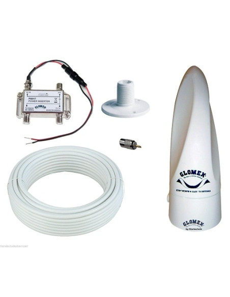 Antenne omnidirectionnelle FM + TV Radio Glomex