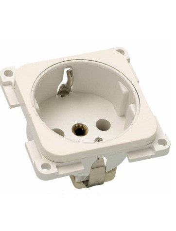 Enchufe DE 10/16A para toma 250V. Blanco