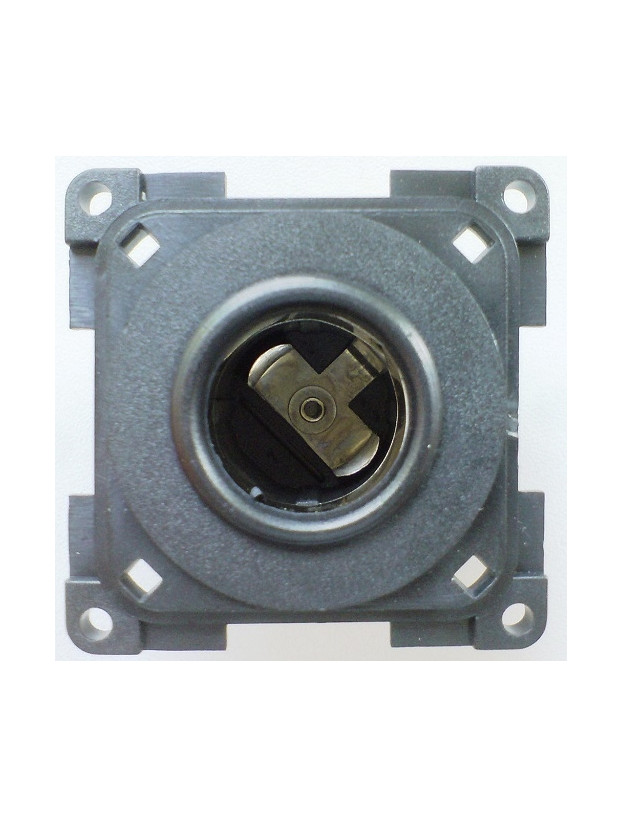 Socket for large recessed 12v white cigarette lighter plug.