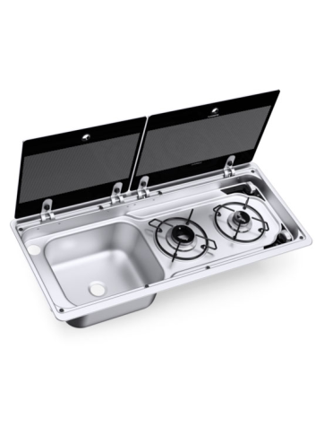 Cocina de gas con fregadero a la izquierda Dometic MO 9722 L