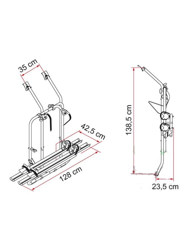 Portabicis Carry Bike VW T4 D