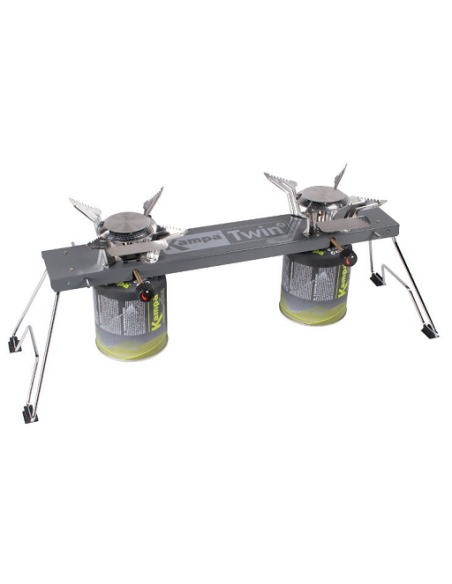 Réchaud portable double 7.6kW kampa Twin