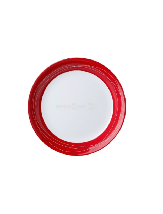 Flacher Teller Ø 25 cm Melamin Cosmic. Brunner