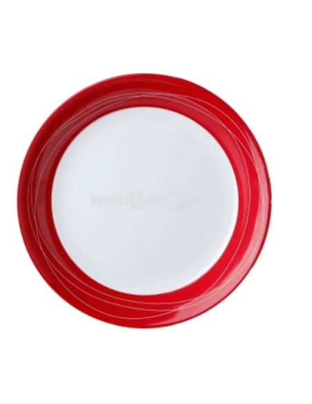 Placa plana Ø 25 cm melamina Cosmic. Brunner