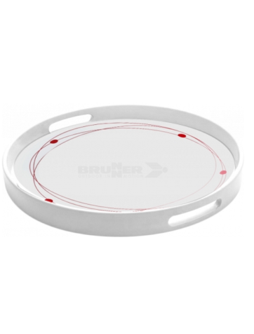 Bandeja Ø 30 cm di melanina Cosmic. Brunner