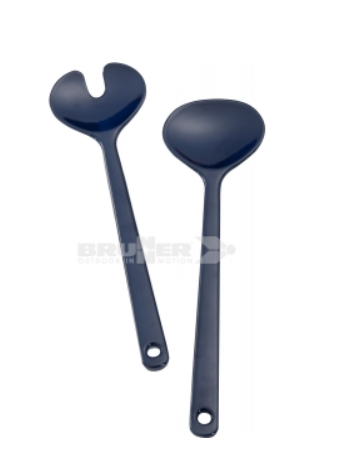 Cubiertos de ensalada de melanina Blue Ocean Brunner
