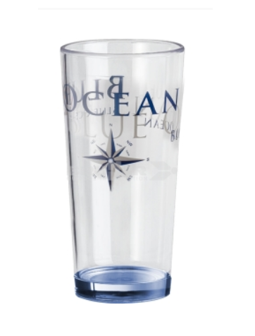 Vaso antiscivolo 40cl. Oceano blu Brunner