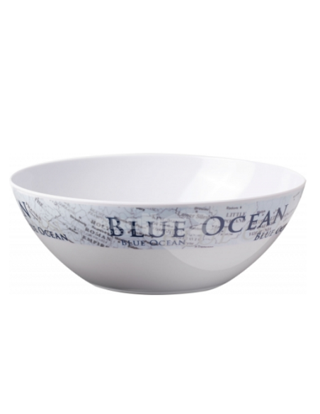 Saladeira Ø23,5 cm melamina Blue Ocean Brunner