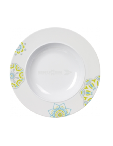 Plato hondo Ø 21 cm de melanina Sandhia Brunner