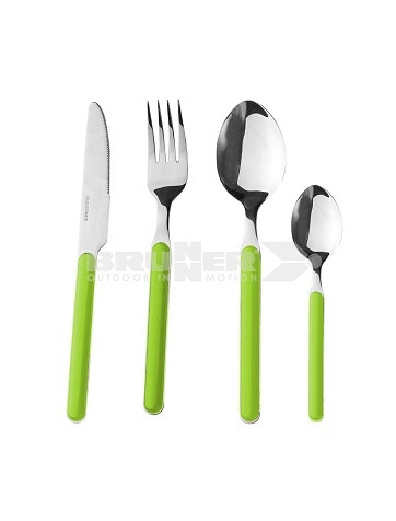 Set de 16 cubiertos Delice  Brunner Verde