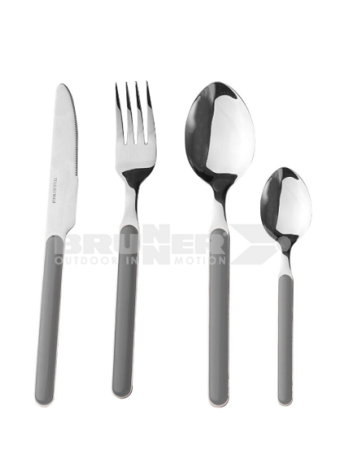 Set de 16 cubiertos Delice Brunner  Gris