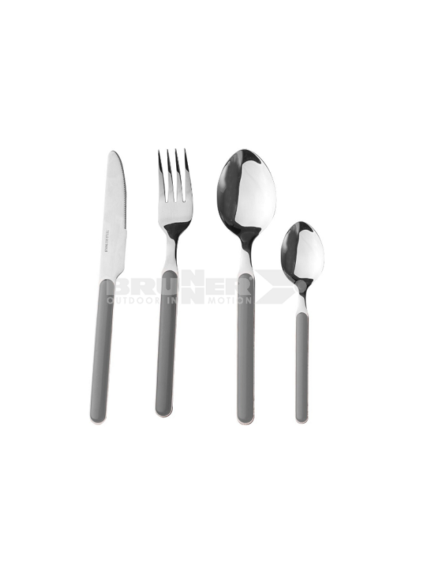 Set de 16 cubiertos Delice Brunner  Gris