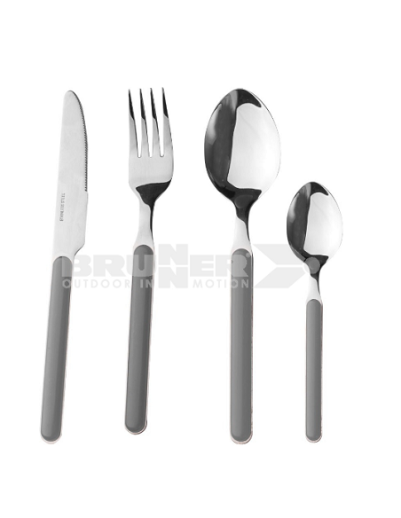 Set de 16 cubiertos Delice Brunner  Gris Set de 16 cubiertos Delice Brunner  Gris