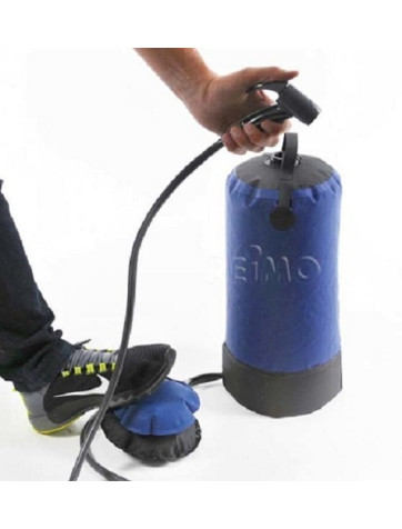 Ducha portátil con bomba de pie 12 Litros