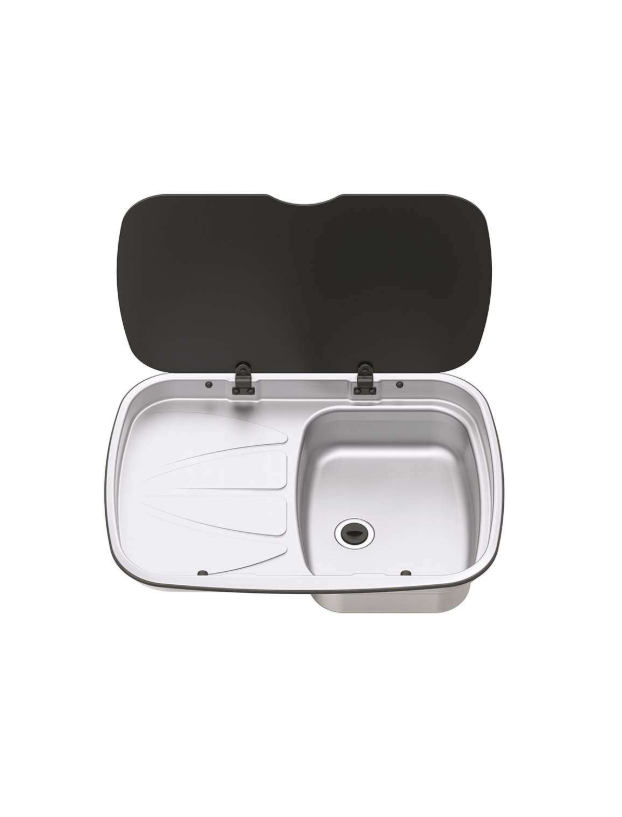 Évier Thetford SSK1054SP avec égouttoir à gauche