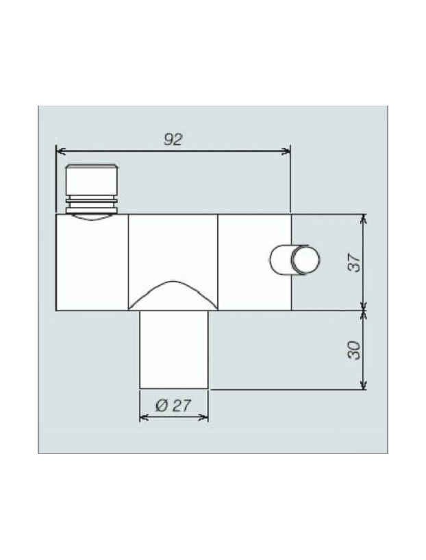 Single lever cold water mixer 12 V
