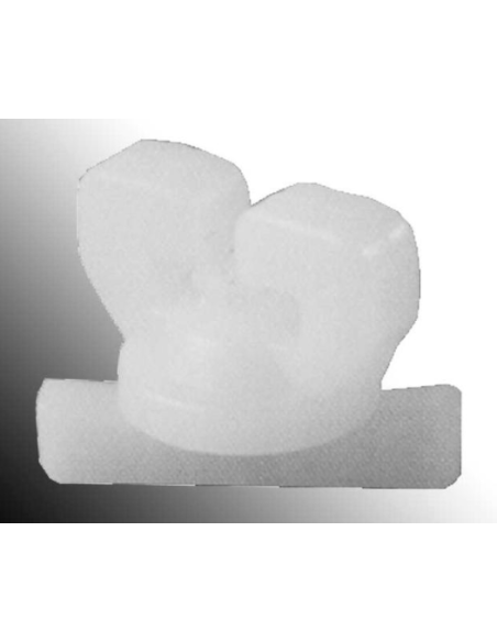 Batente para trilho de cortina 3 unidades