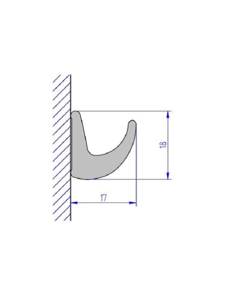 Joint adhésif anti-goutte pour stores bannes