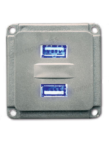 Toma de conexión 12V con doble salida USB Mobil Plus