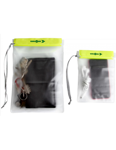 Schützende und hermetische Taschen gegen Wasser und Staub x3 Brunner