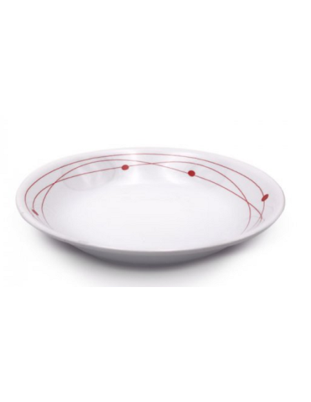 Deep plate Ø 21 cm in Cosmic melamine