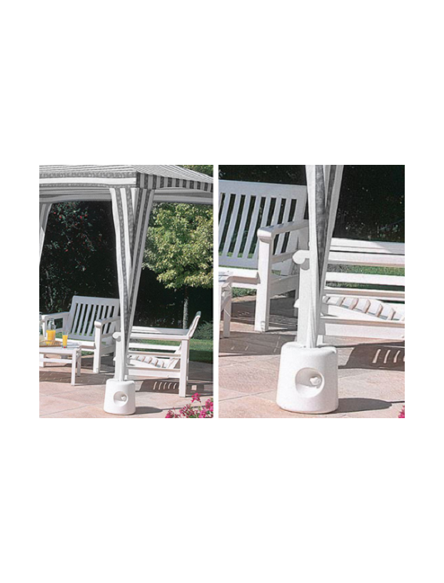 Pied de parasol ou poids pour sangles façade/cuisine