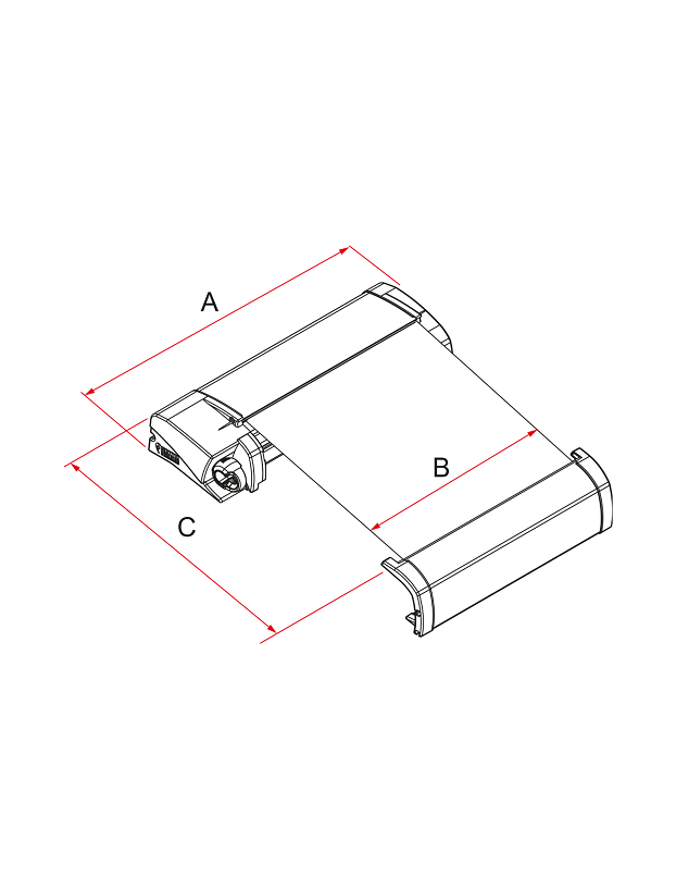 Toldo F40 Van 270 Königsgrau Fiamma Negro