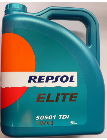 Óleo de carro Repsol Elite - 5 litros