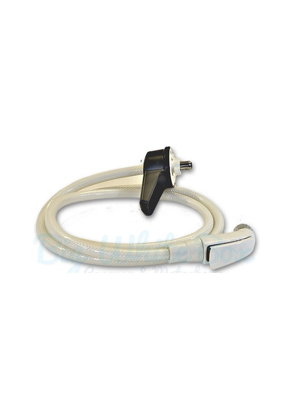 Ducha externa en blanco para caravana o autocaravana