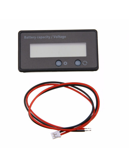 12v battery indicator voltmeter