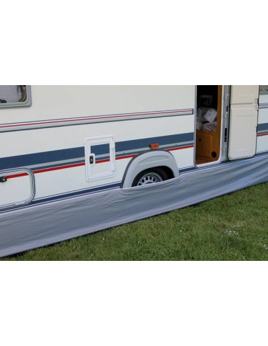 Aluminum guide rail with reinforced base 1.25m advance or caravan skirt