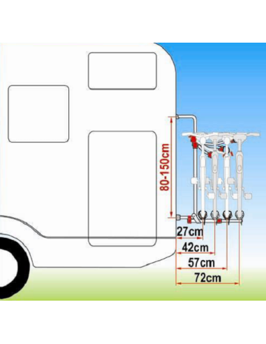 Portabicis Fiamma carry Bike PRO